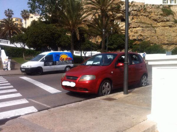 Taxistas de Mahón pillan "in fraganti" a un 'pirata'