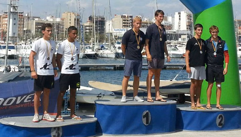 Ismael Fuentes, oro en el K2 del campeonato de España de kayak