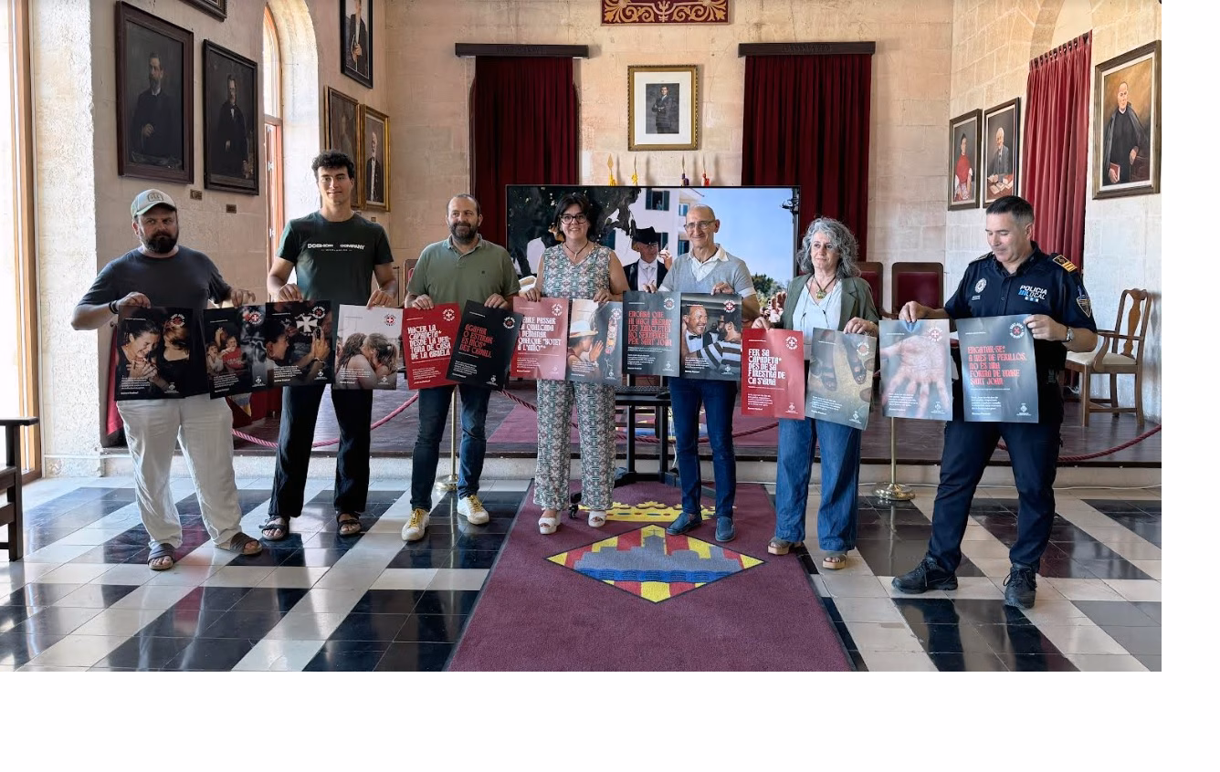 Ciutadella impulsa una campaña para evitar actitudes incívicas en las fiestas de Sant Joan