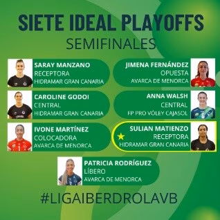 Tres jugadoras del Avarca en el siete ideal de las semifinales
