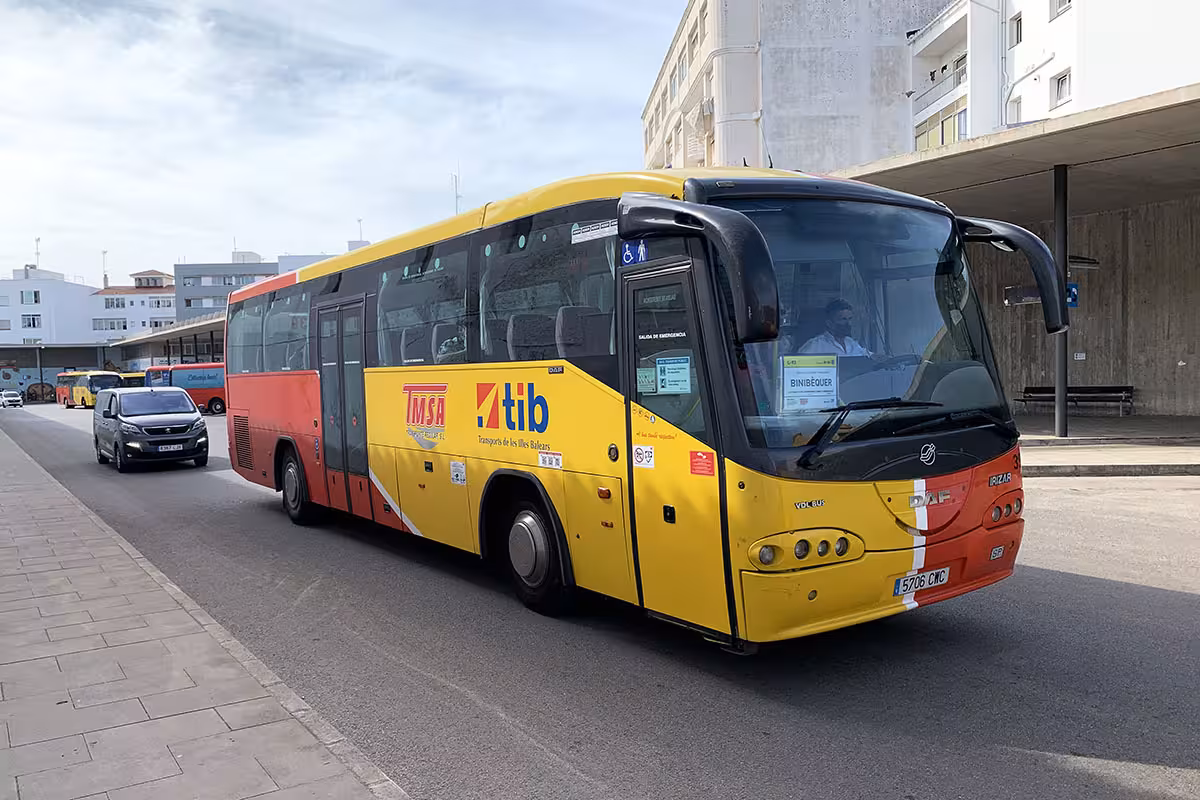 El transporte público en Menorca será gratuito durante todo 2025