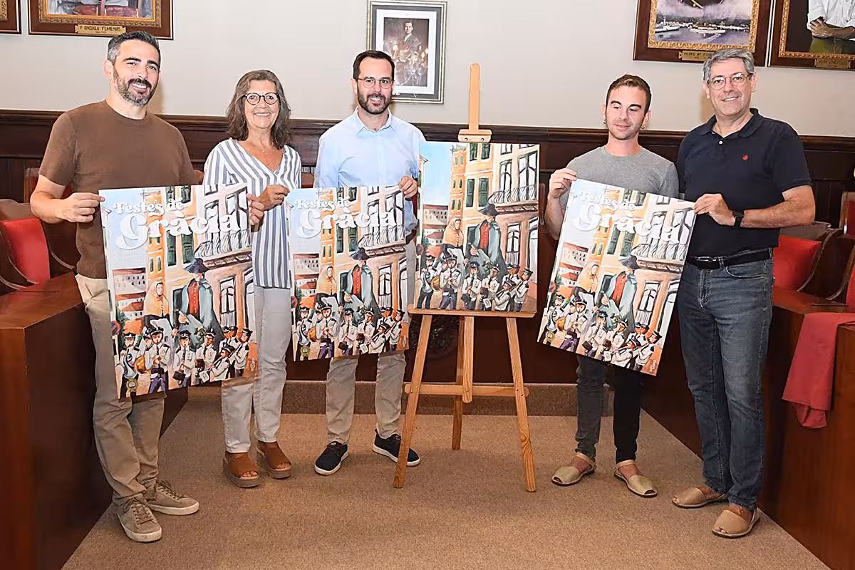 (Fotos) Los 'gegants' protagonizan el cartel de las fiestas de Gràcia 2024