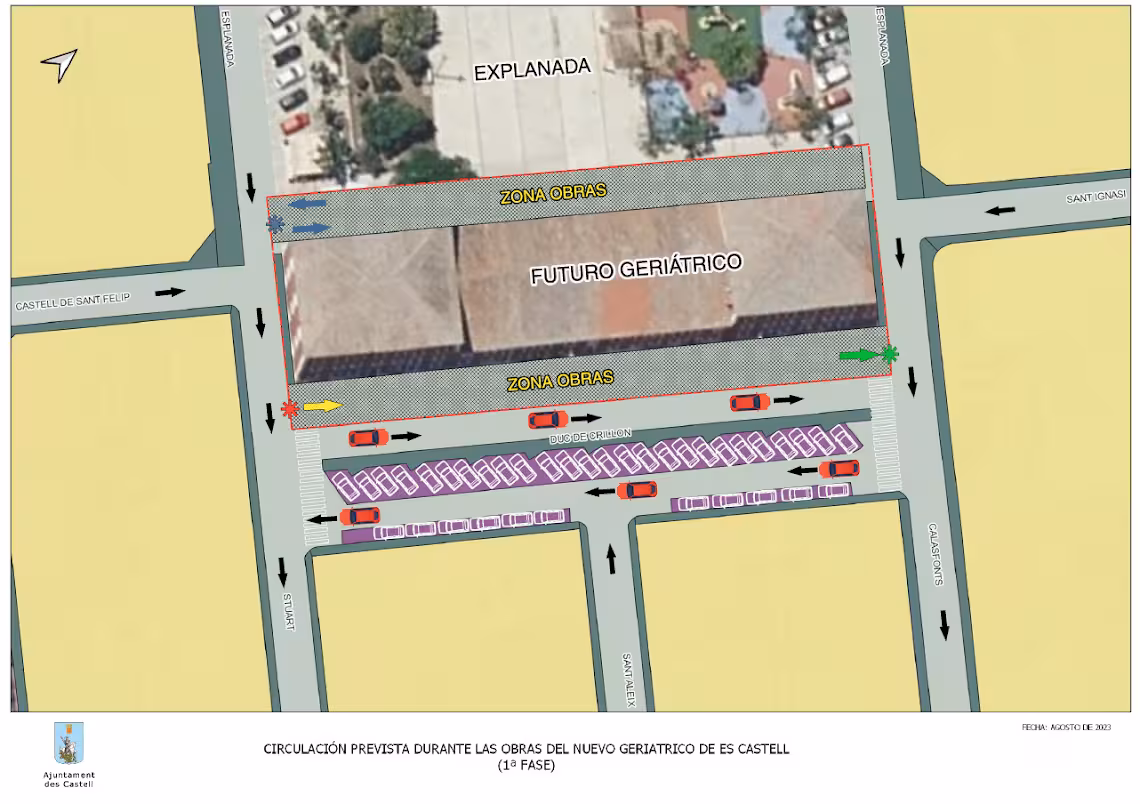 Las obras del nuevo geriátrico en Es Castell empiezan el 4 de septiembre