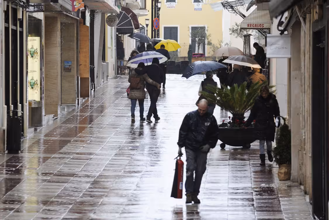 Menorca registró casi un 50% más de lluvia de lo habitual el mes pasado