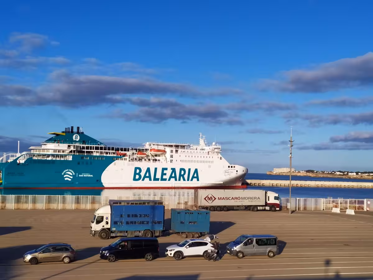Baleària cancela la ruta que une Ciutadella con Barcelona por las alertas meteorológicas