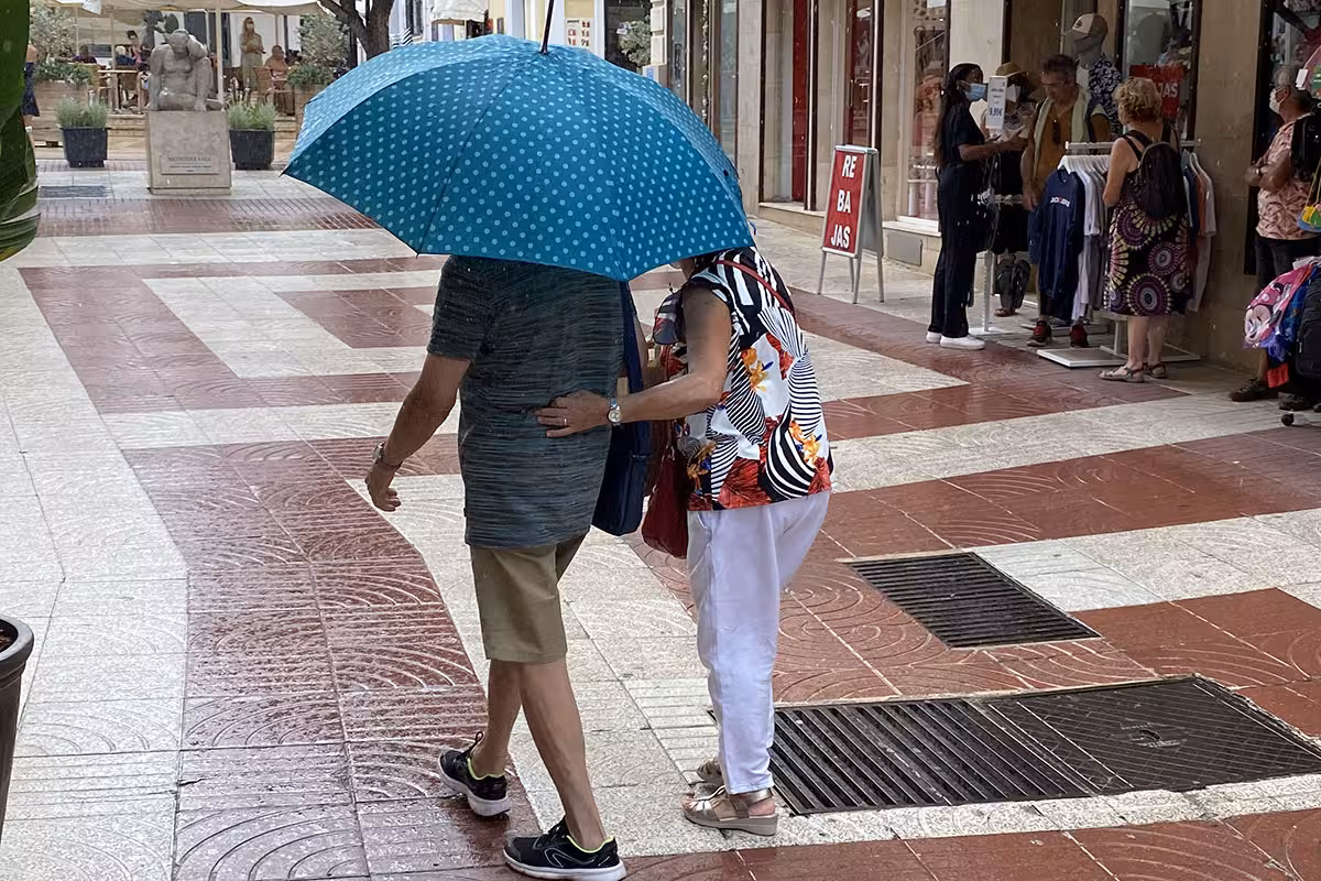 Activan la alerta amarilla en Menorca ante la previsión de fuertes lluvias y tormentas