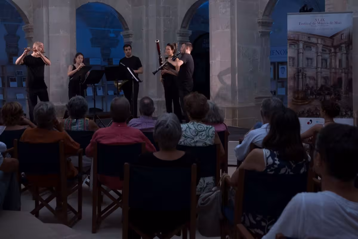 (Fotos) El quinteto de viento 'Azahar Ensemble' rinde homenaje a Francesc Félix