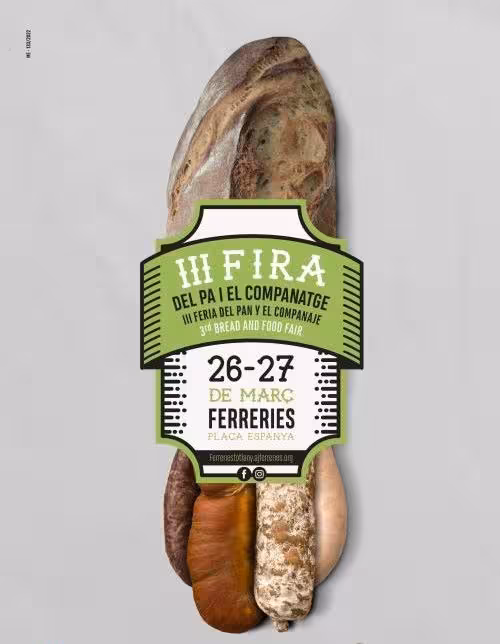 Todo en marcha para celebrar la 'III Fira del Pa i el Companatge' de Ferreries