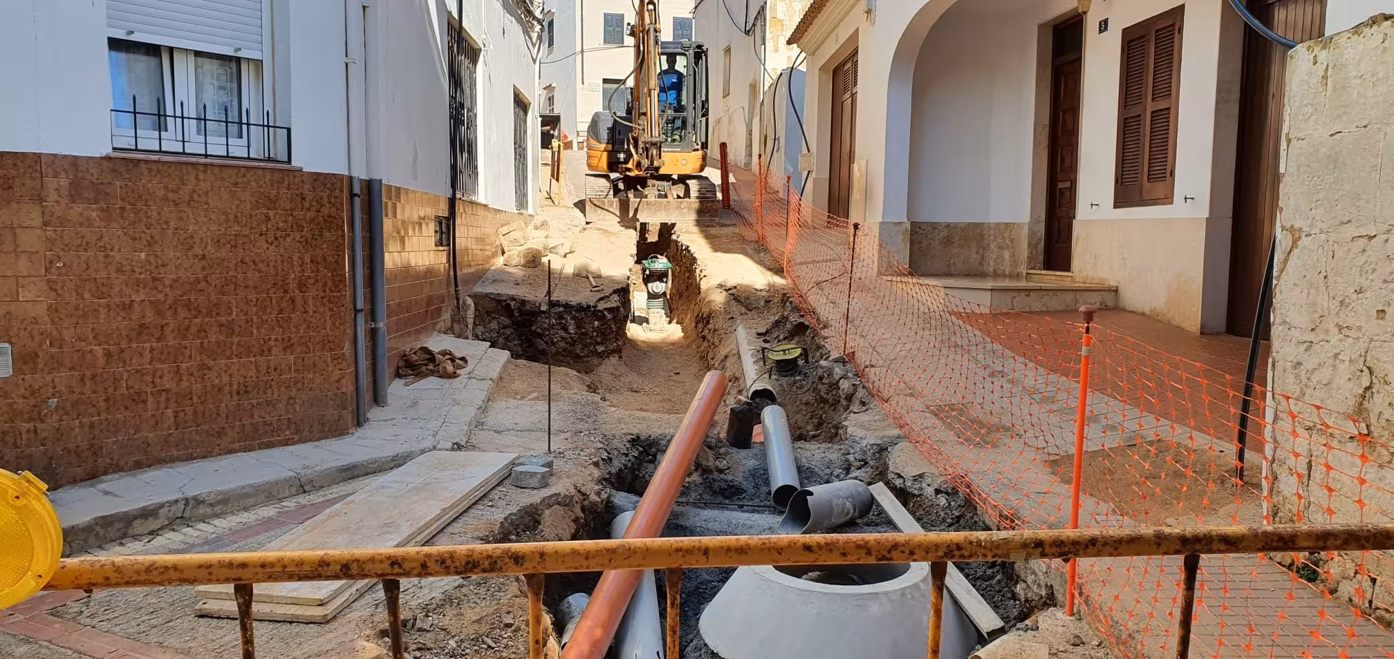Obras en el casco antiguo de Alaior