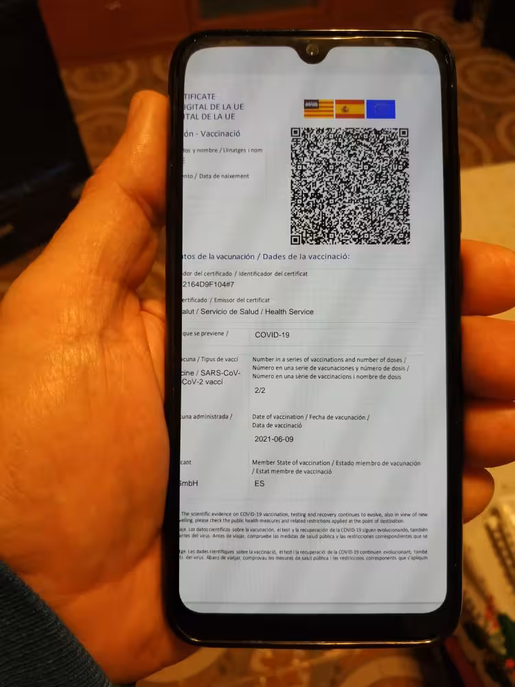 Los pasaportes Covid empezarán a caducar el 1 de febrero