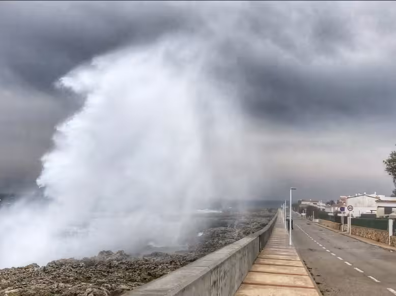El viento, protagonista meteorológico del mes de enero con récord de 122 km/h