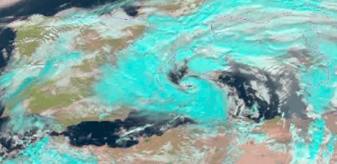 Un ciclón que se dirige a Mallorca podría alcanzar a Menorca