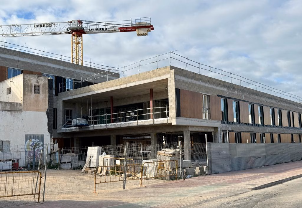 El nuevo geriátrico de Maó toma forma