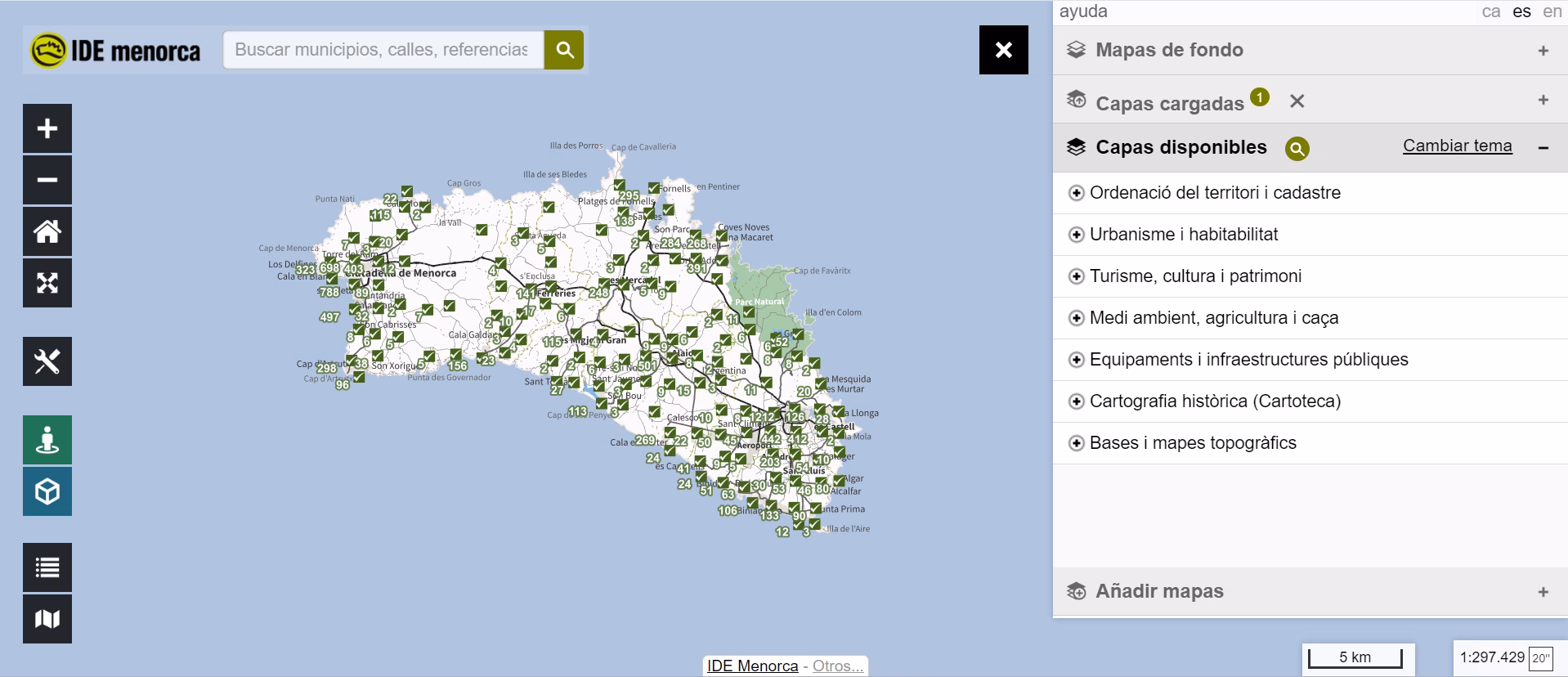 Nueva era digital en Menorca: la IDE facilita la consulta de información turística y de cédulas