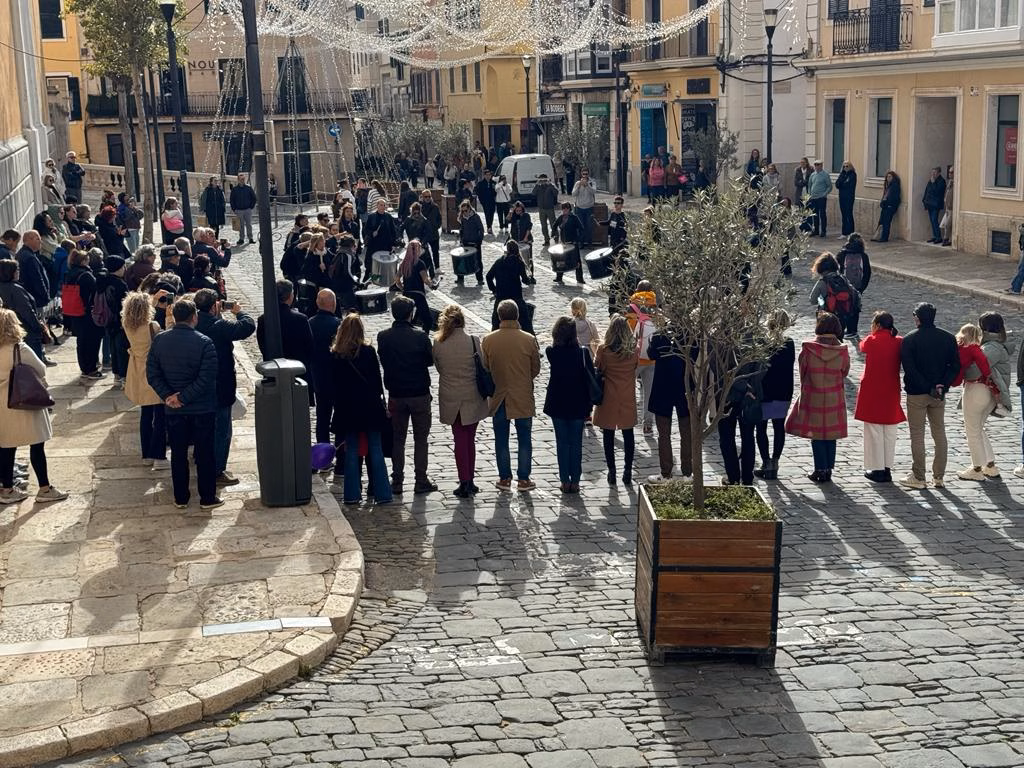 (Fotos) Música y palabras contra la violencia machista