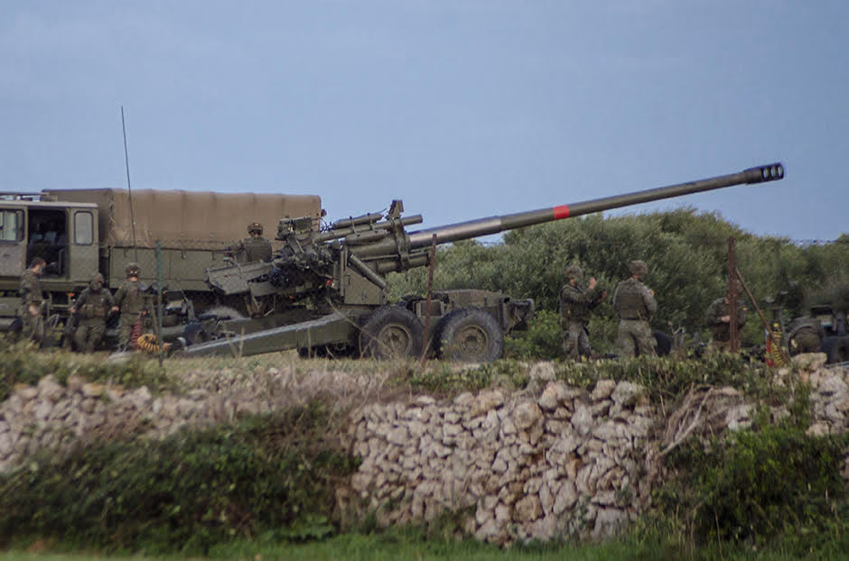 (Fotos) El Regimiento de Artillería de Costa nº 4 inicia sus operaciones en Menorca