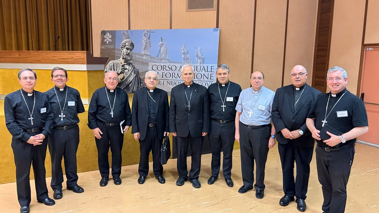 (La foto) El obispo Gerard y el día que coincidió con el nuevo Papa León XIV