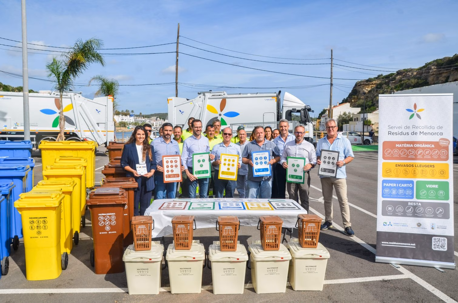 Maó y Es Castell estrenan el 13 de noviembre la recogida de residuos puerta a puerta
