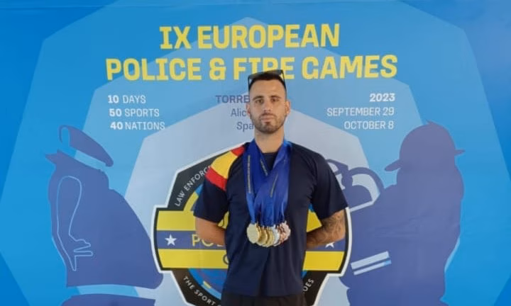 Cinco títulos continentales más de natación para el 'menorquín' Roberto Veiga