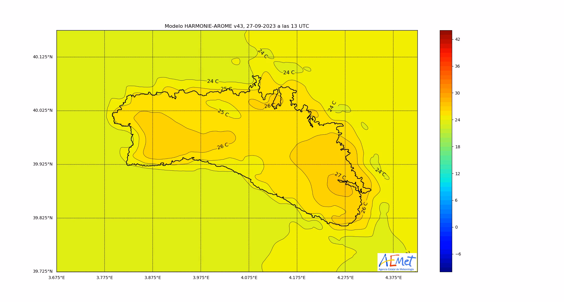 Miércoles despejado en Menorca con temperaturas máximas entre 24 y 27ºC