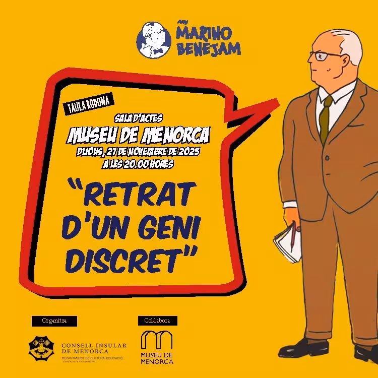 Dibujantes de Menorca y Mallorca analizarán el legado de Marino Benejam en el Museo de Menorca