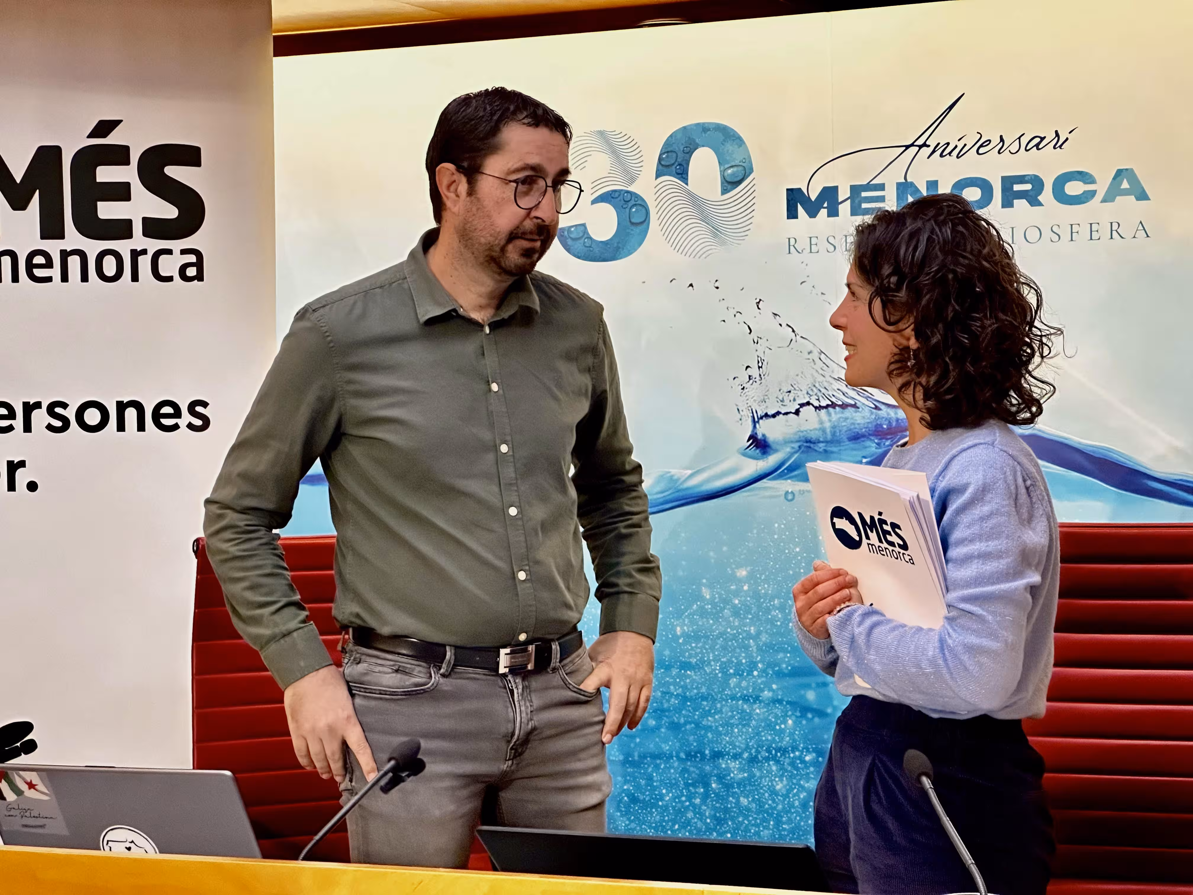 Esteve Barceló y Noemí García.