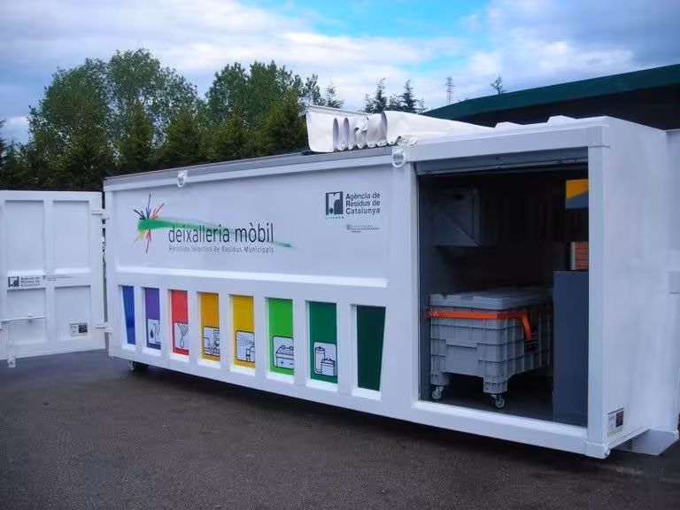 Un punto limpio móvil.