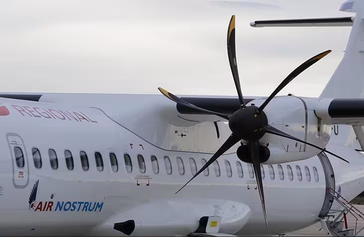 Avión de Air Nostrum.