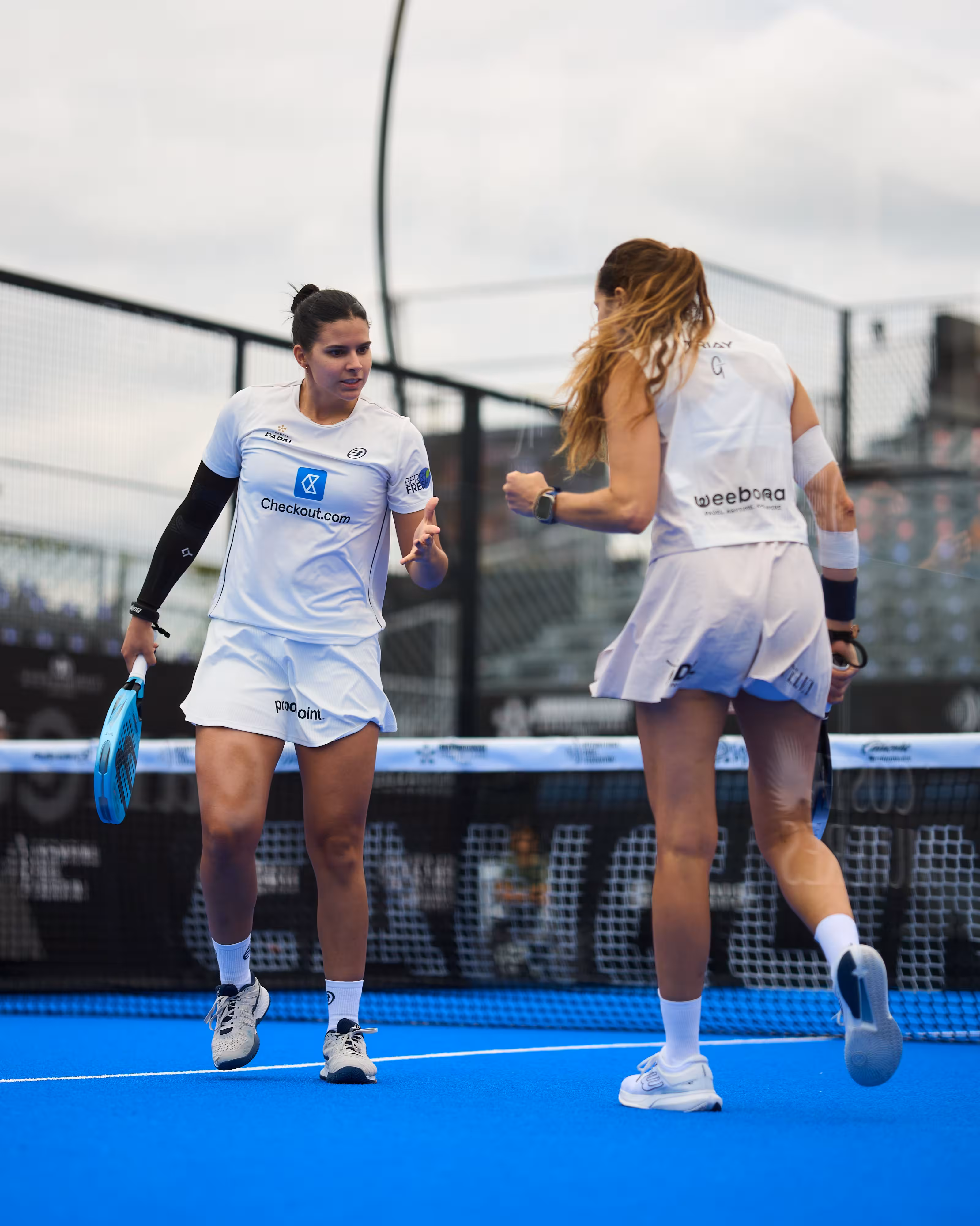 Celebración de un punto.