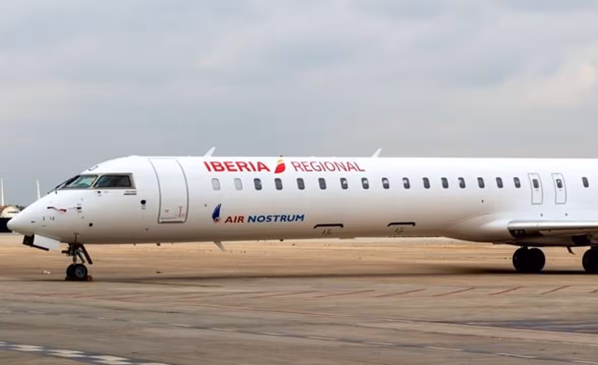 Avión de Air Nostrum.
