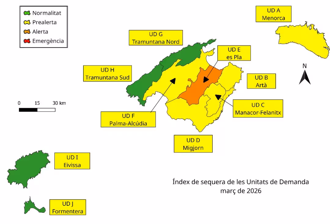 Datos del Govern balear sobre el pasado mes de marzo