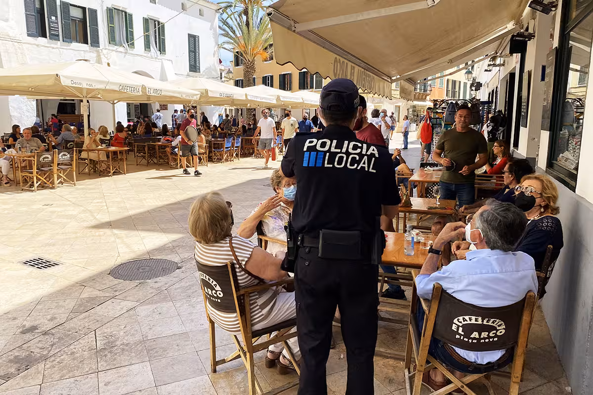 El incidente ha tenido lugar en la Plaça Nova de Ciutadella.