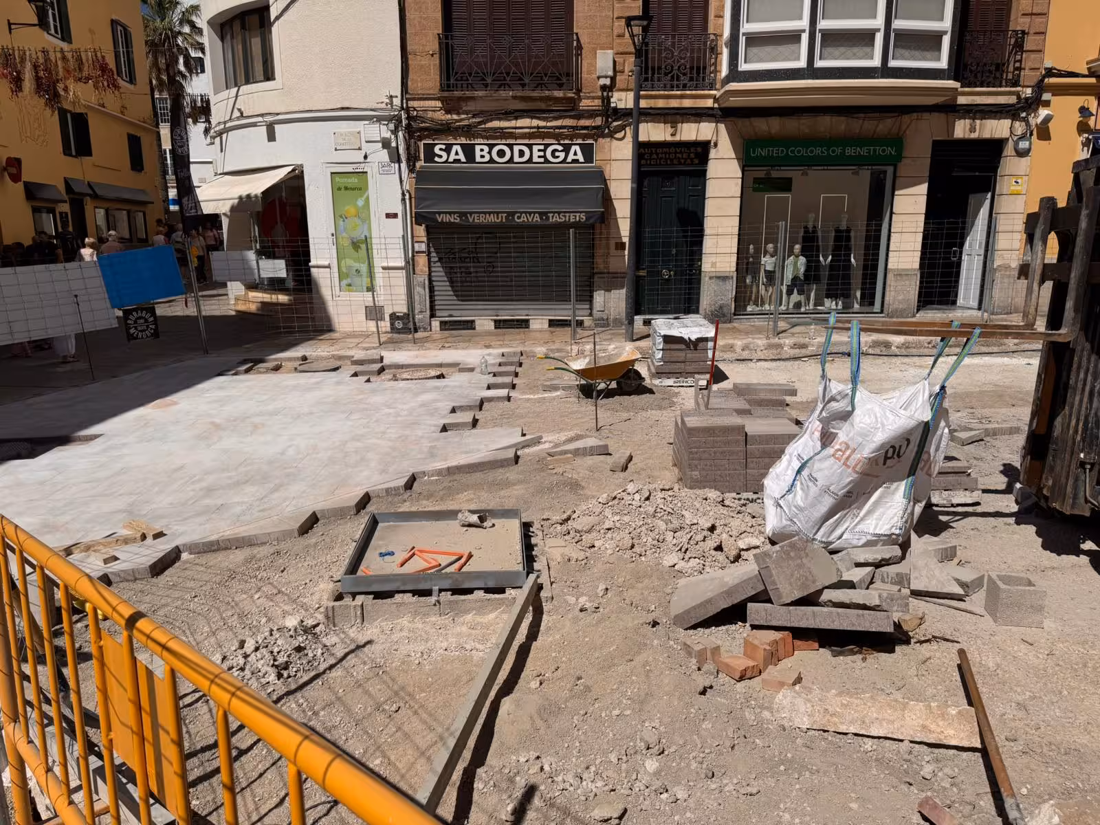 Imagen de las obras.