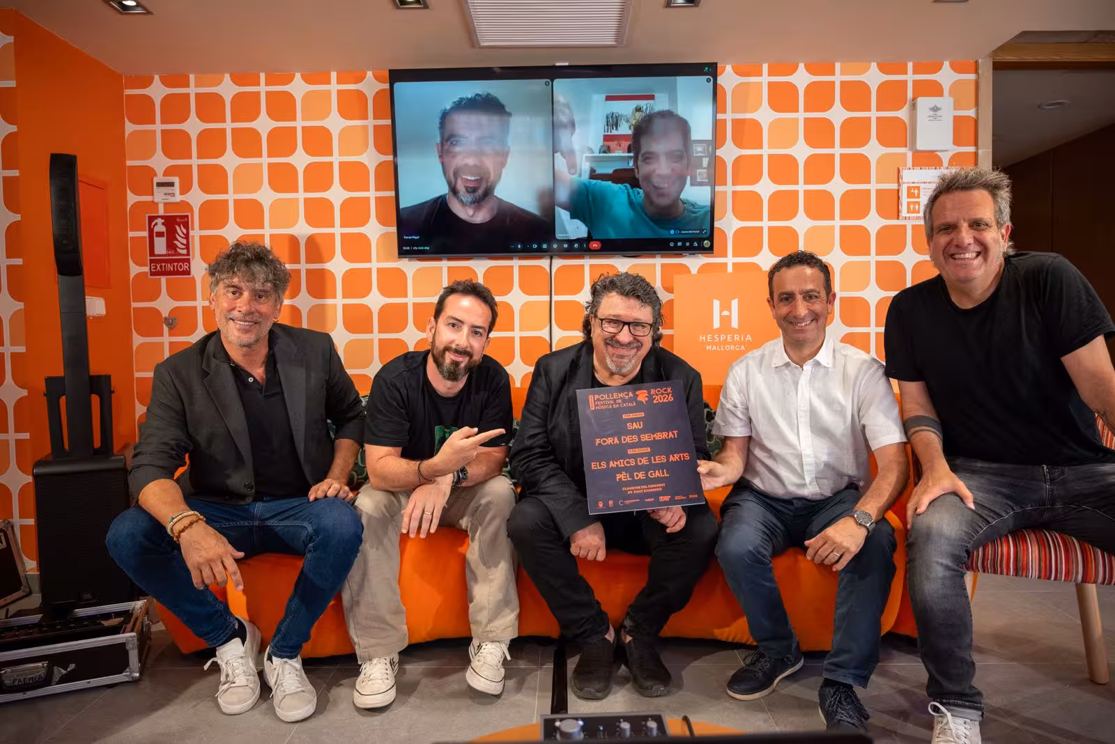 Imagen de la presentación del concierto.