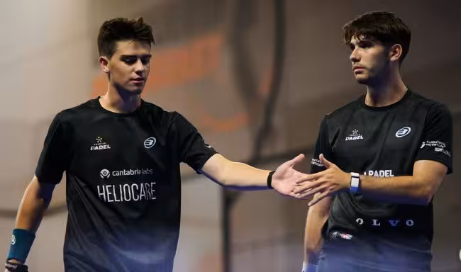 Marc Sintes y Daniel Santigosa siguen adelante en Valladolid. (Foto: PREMIER PADEL)