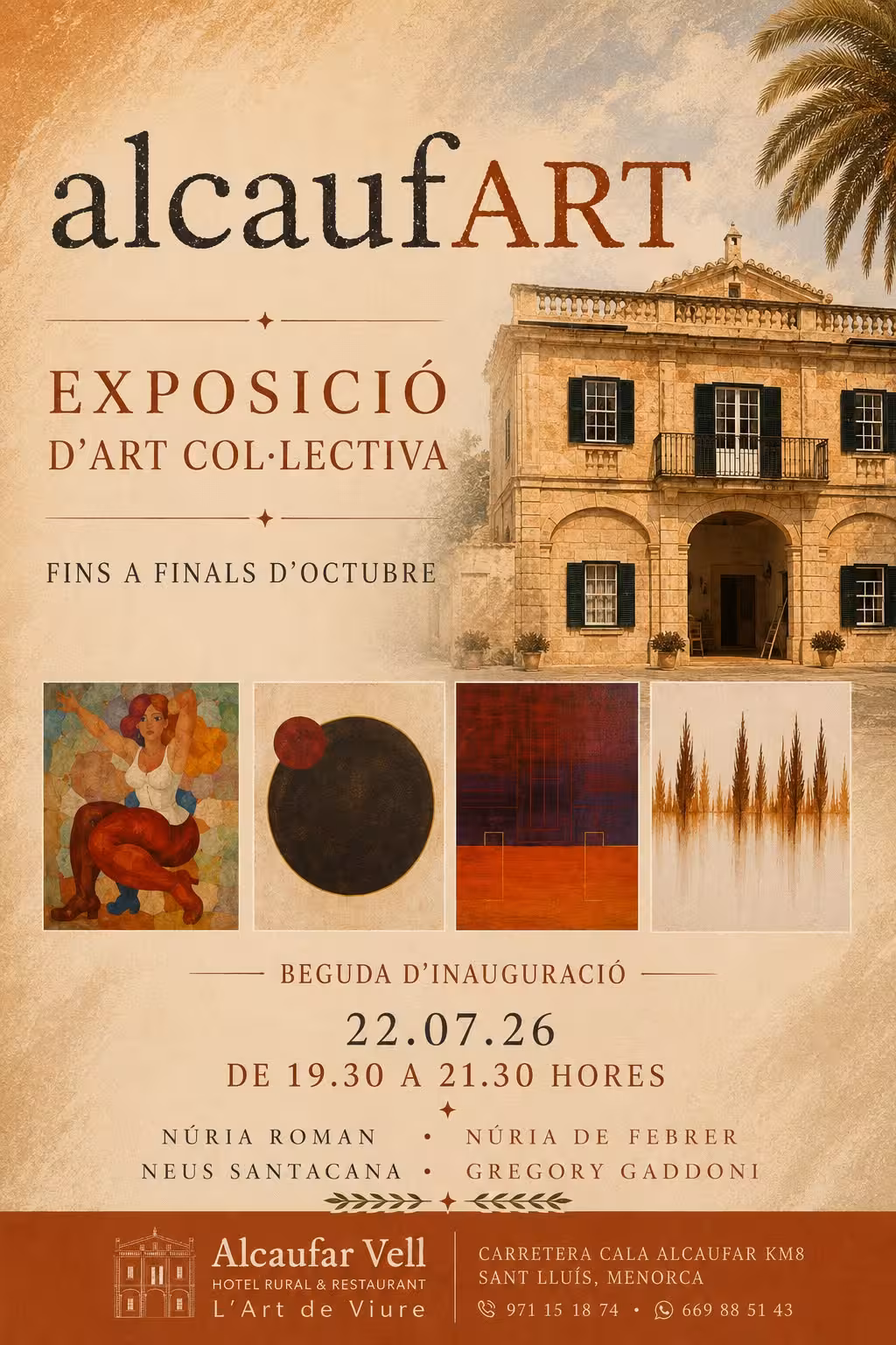 El arte en su máxima expresión se citan en Alcaufar Vell. (Foto: ALCAUFAR VELL)
