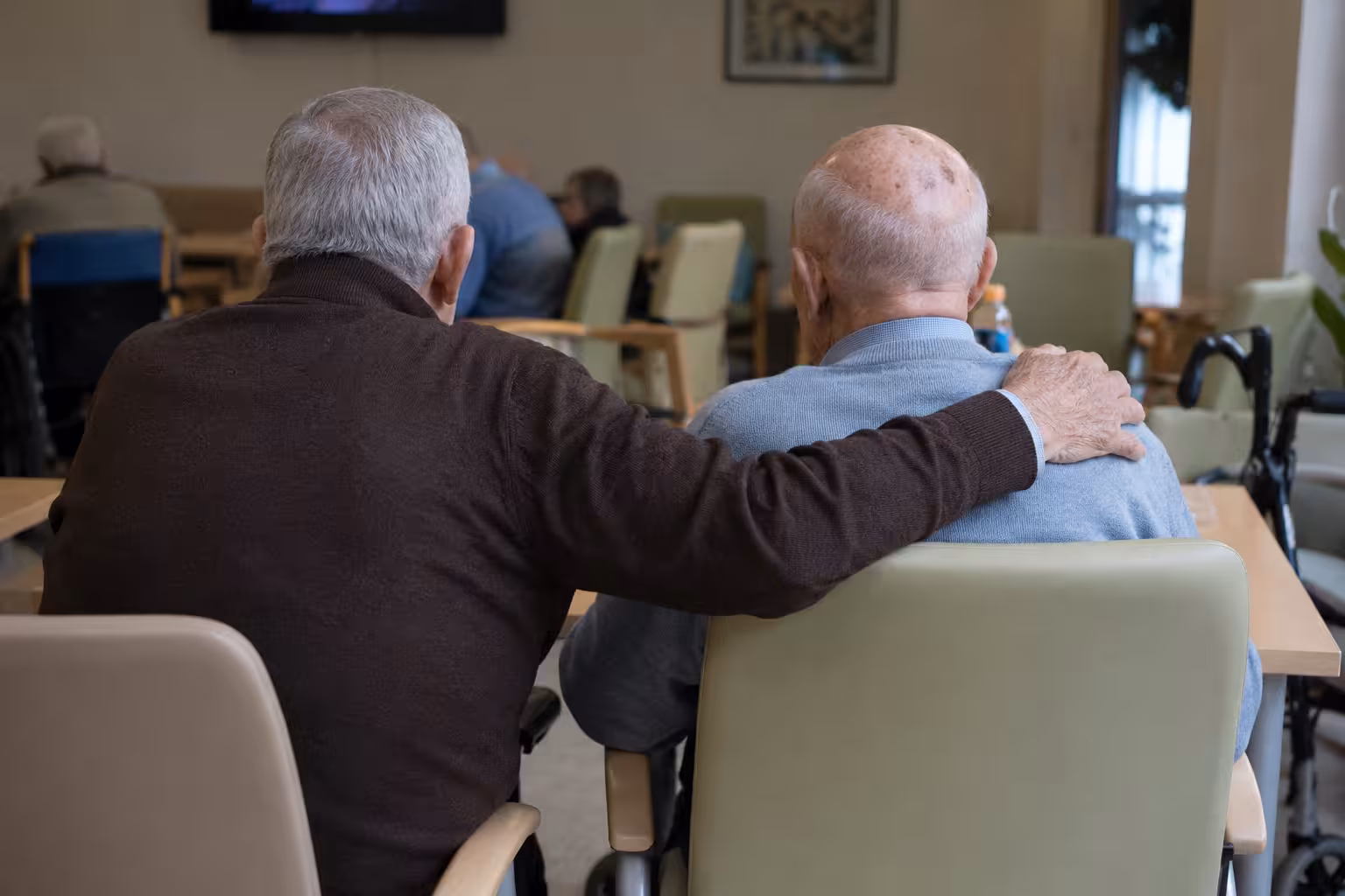 Es Migjorn contará en breve con una residencia geriátrica. (Foto generada por CHATGPT)