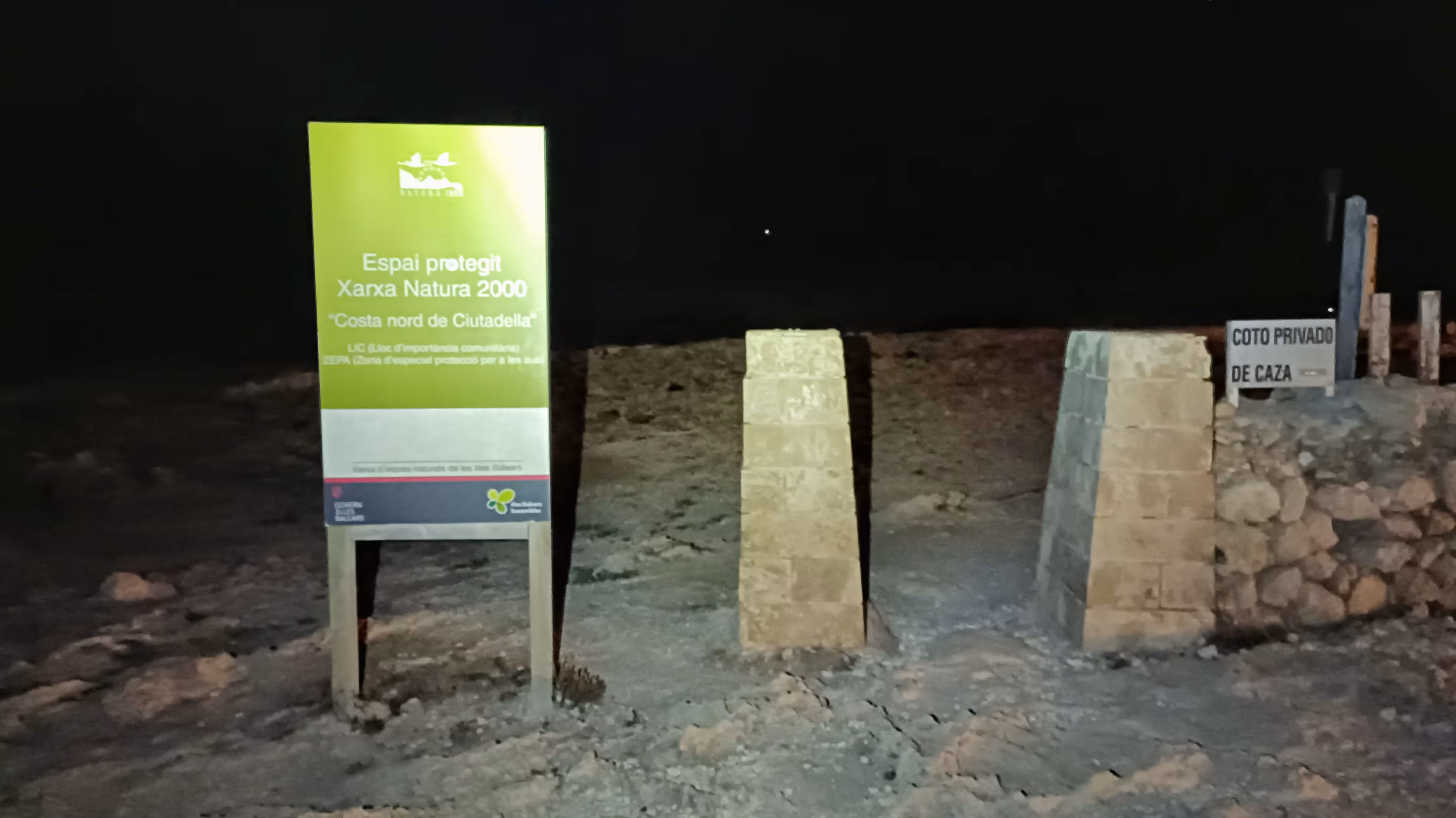 Zona en la que de madrugada se buscó a Joan Taltavull.