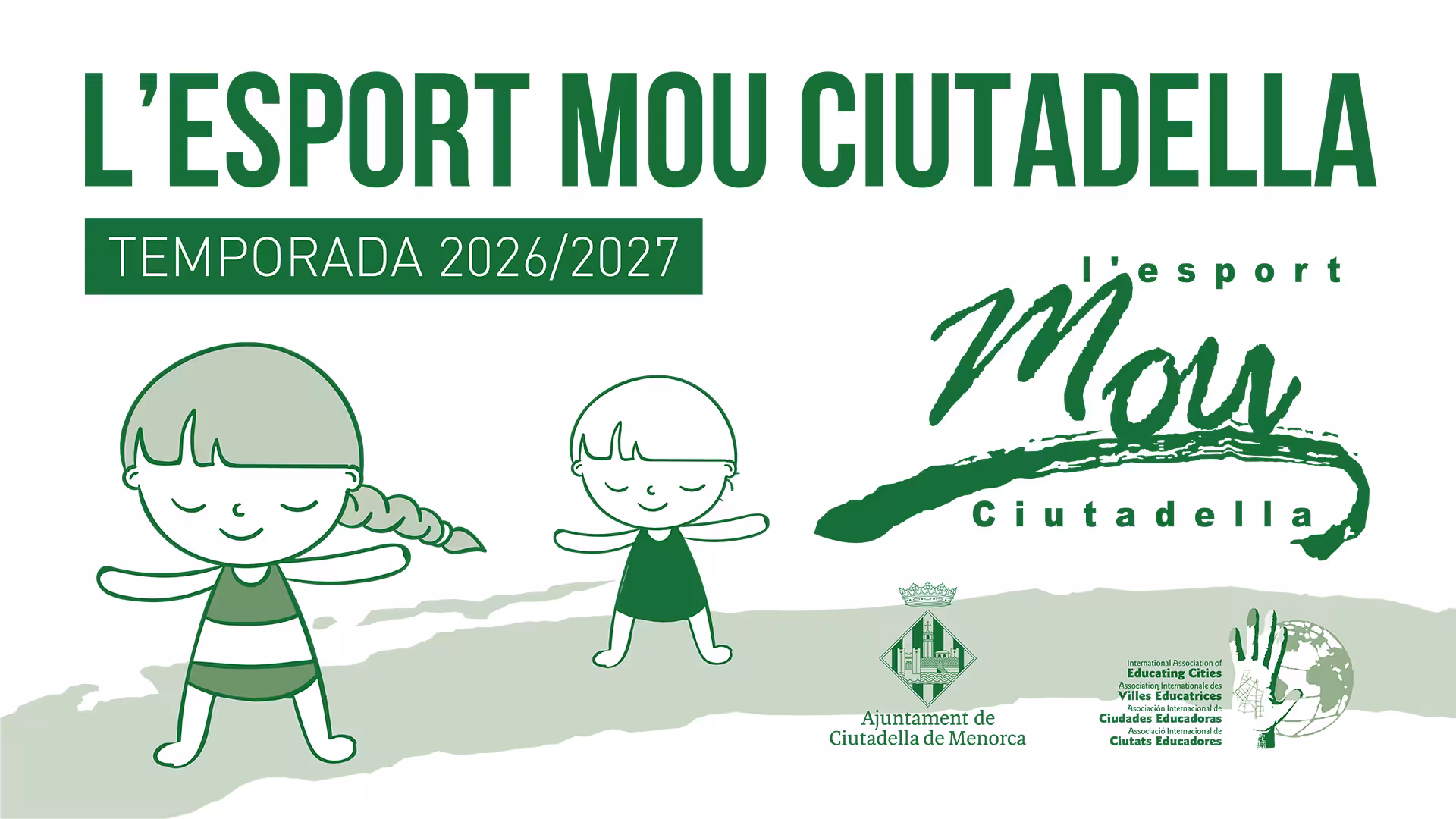 El programa de actividades deportivas, al descubierto. (Foto: AYUNTAMIENTO DE CIUTADELLA)