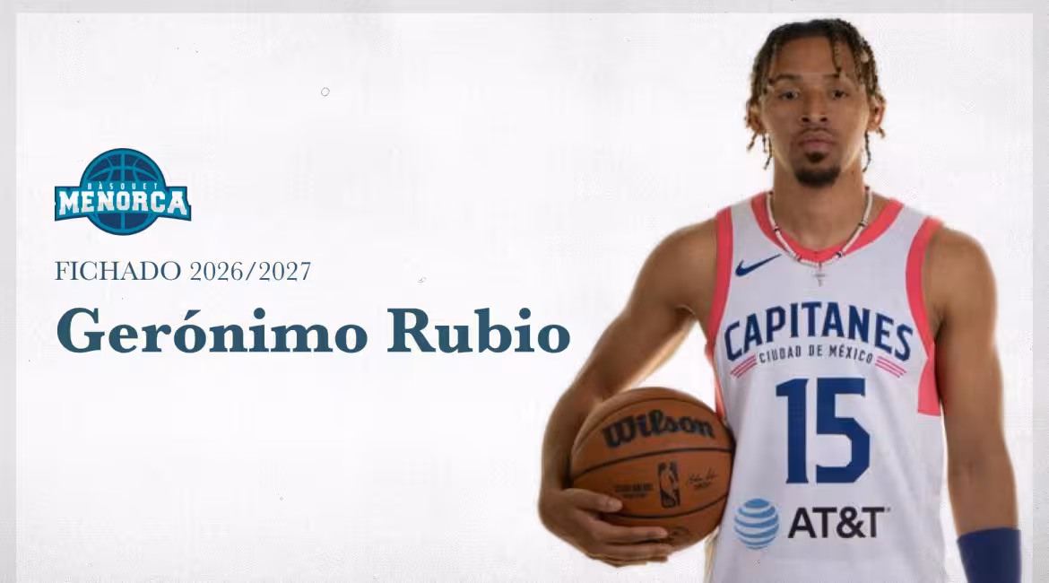 Gerónimo Rubio De La Rosa. (Foto: Bàsquet Menorca).
