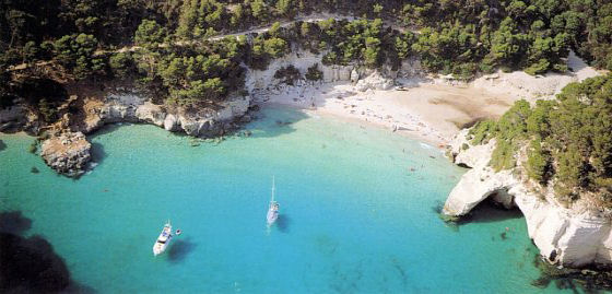 Las calas son uno de los atractivos de Menorca