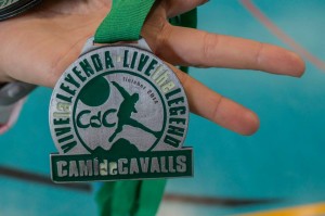 Imagen de una de las medallas de "finisher" de la edición de 2014.