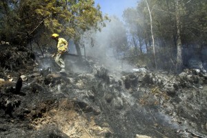 El acusado provocó cuatro incendios en Menorca.