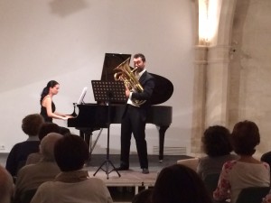 La complicidad entre los dos intérpretes fue evidente durante el recital.