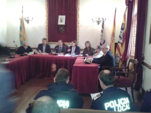 El conseller Juan Manuel Lafuente ha presidido el Consejo de Coordinación celebrado en Alaior. FOTO.- CAIB