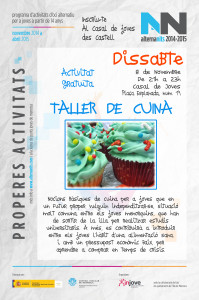 Cartell AlternaNits 2014-15 - 1er Taller de cuina