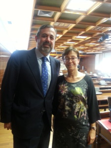 Pons Vila, en el Senado junt con Ramos. FOTO.- JFPV