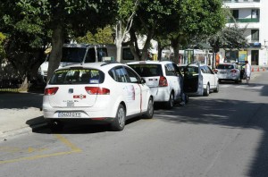 Parada de taxis de s'Explanada de Maó (Foto: Tolo Mercadal)