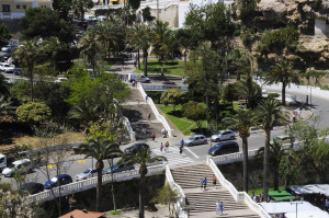 La mejora de la conexión puerto-ciudad en la costa de Ses Voltes es una de las actuaciones previstas. FOTO.- Tolo Mercadal