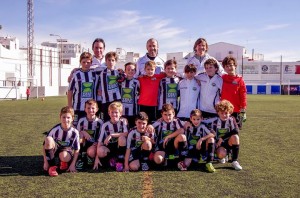 Formación del Alaior de la categoría U11 (Foto: Mecup)